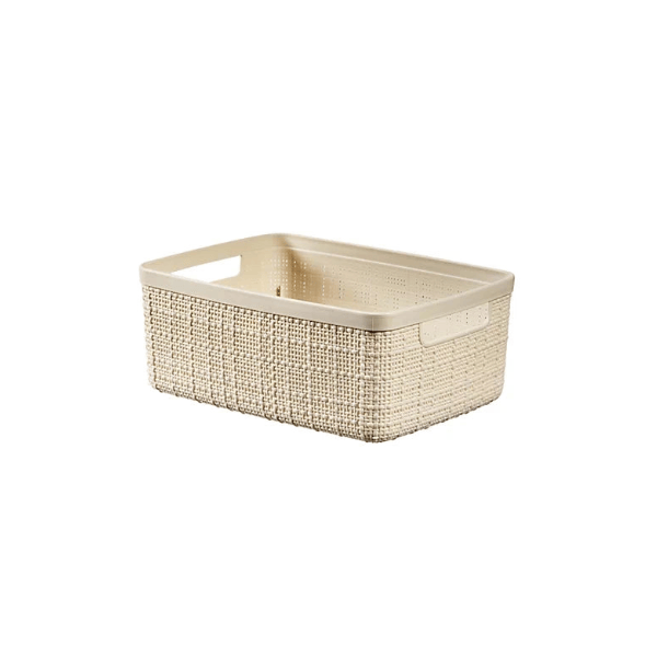 Curver Storage Basket Curver Jute Basket White S
