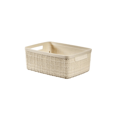 Curver Storage Basket Curver Jute Basket White S