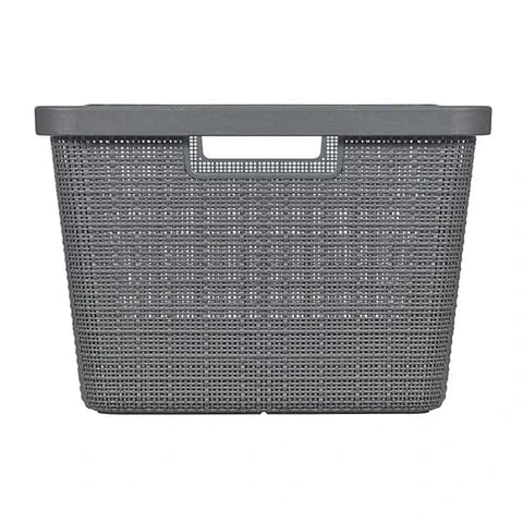 Curver Jute Laundry Basket Grey