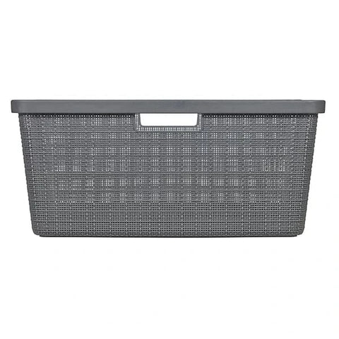 Curver Jute Laundry Basket Grey