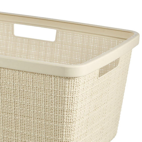 Curver Jute Laundry Basket White