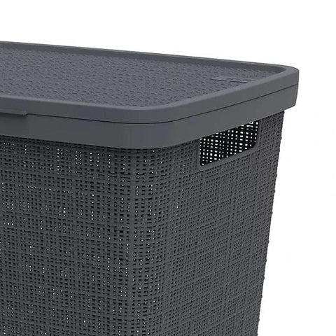 Curver Jute Laundry Hamper Grey