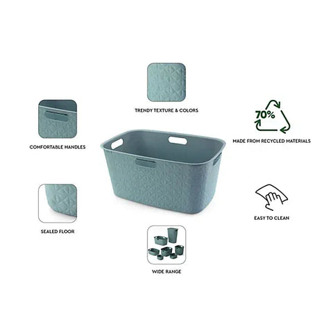 Curver Laundry Basket Curver Laundry Basket Teal