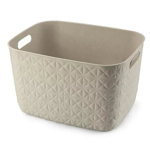 Curver Softex Basket Chalk White L