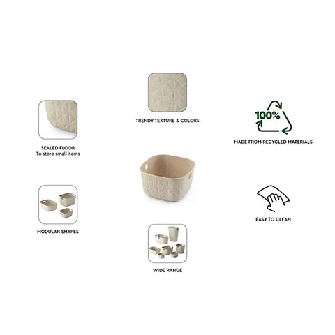 Curver Storage Basket Curver Softex Basket Chalk White XS