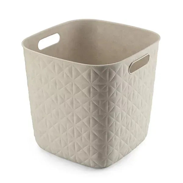 Curver Storage Basket Curver Softex Basket Cube Chalk White