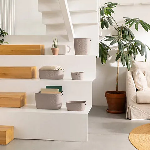 Curver Storage Basket Curver Softex Basket Cube Taupe