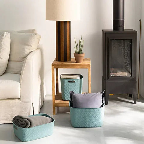 Curver Storage Basket Curver Softex Basket Cube Teal