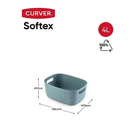 Curver Softex Basket Teal S