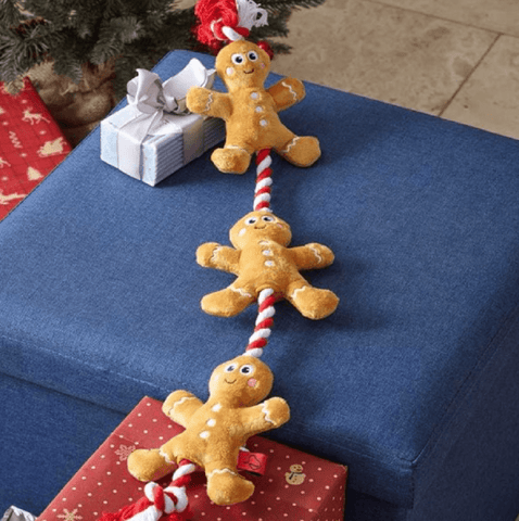 Zoon Dog Toys DIMENSIONS NEEDED Zoon Tugga Gingerbread Dog Toy