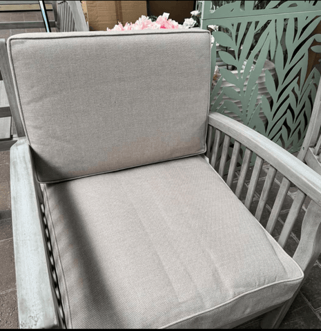 Woodlodge Garden Furniture Set Dorset 4 Seater Lounge Set Grey