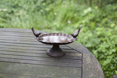 Fallen Fruits Bird Feeders Fallen Fruits Bird Bath With Two Birds