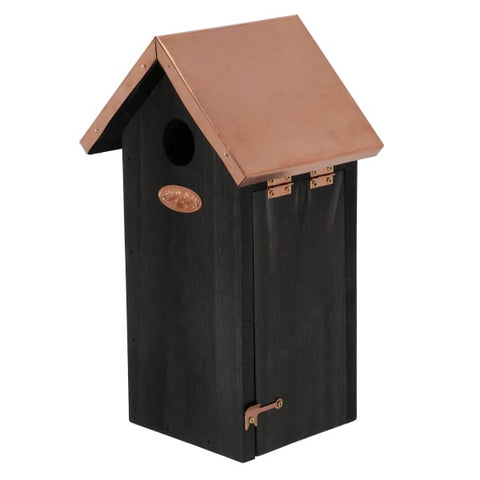 Fallen Fruits Bird House Fallen Fruits Black Copper Bird House - Great Tit