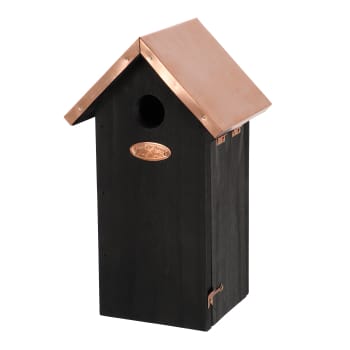 Fallen Fruits Bird House Fallen Fruits Black Copper Bird House - Great Tit