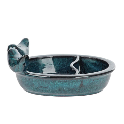 Fallen Fruits Ceramic Bird Bath and Feeder - Assorted Colours