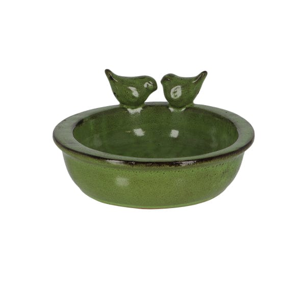 Fallen Fruits Bird Baths Fallen Fruits Ceramic Bird Bath Oval - Assorted Colours