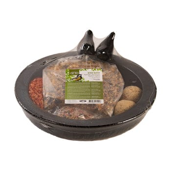 Fallen Fruits Bird Food Fallen Fruits Ceramic Round Bird Bath With Food