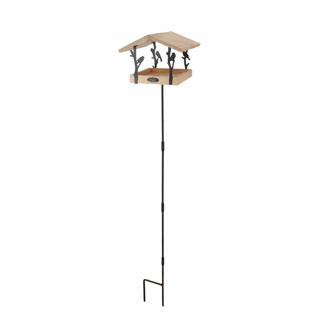 Fallen Fruits Bird Tables Fallen Fruits ChiffChaff Bird Table On Pole