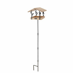 Fallen Fruits Bird Tables Fallen Fruits ChiffChaff Bird Table On Pole