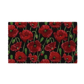 Fallen Fruits Doormats Fallen Fruits Coir Doormat Rubber poppy