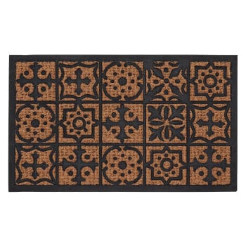 Fallen Fruits Door Mats Fallen Fruits Coir Doormat Rubber Tile Pattern