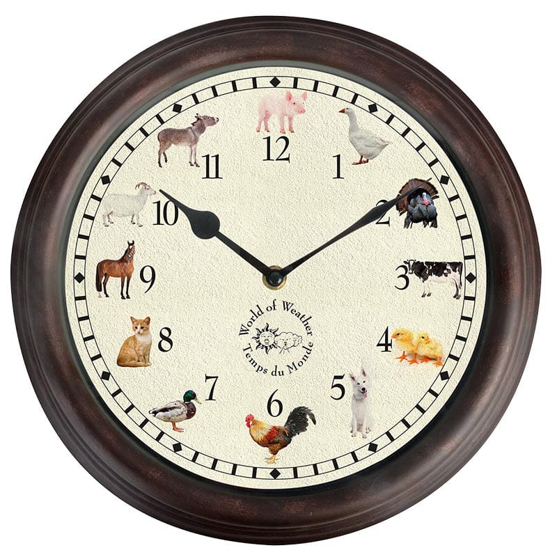 Fallen Fruits Farm Animal Sound Clock – Trowell Garden Centre