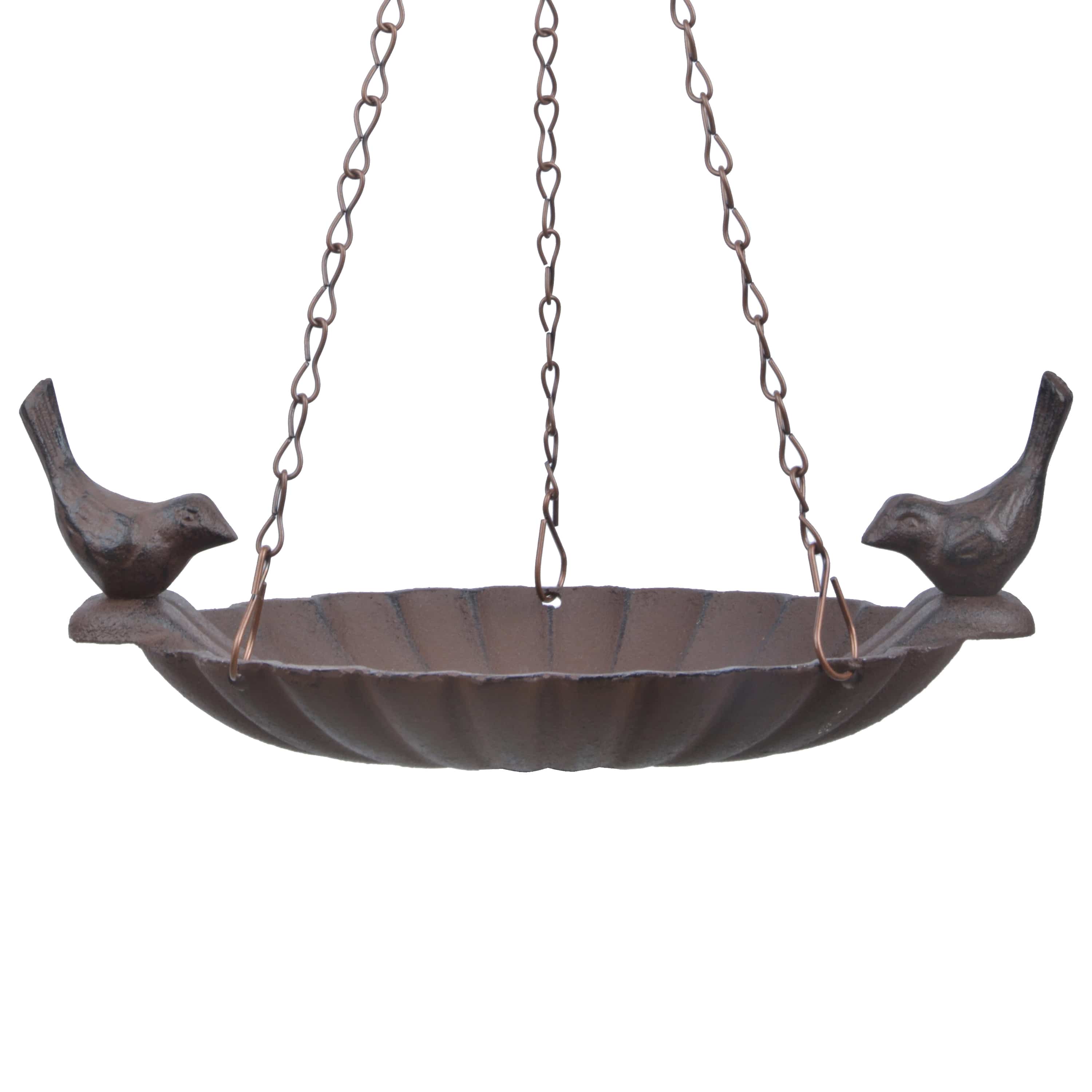 Fallen Fruits Bird Baths Fallen Fruits Hanging Bird Bath with 2 Birds