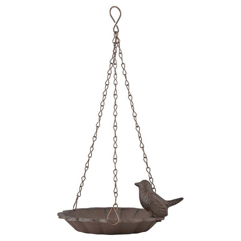 Fallen Fruits Bird Feeders Fallen Fruits Hanging Brid Bath with 1 Bird