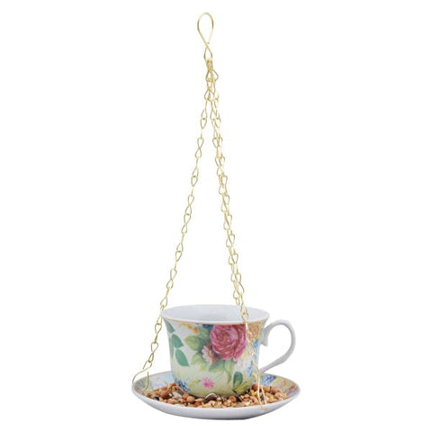 Fallen Fruits Bird Feeders Fallen Fruits Hanging Teacup Feeder Assorted Designs