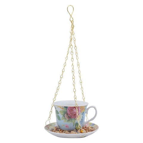 Fallen Fruits Bird Feeders Fallen Fruits Hanging Teacup Feeder Assorted Designs