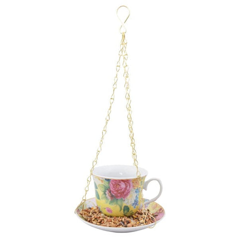 Fallen Fruits Bird Feeders Fallen Fruits Hanging Teacup Feeder Assorted Designs