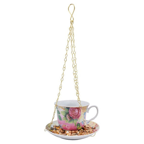 Fallen Fruits Bird Feeders Fallen Fruits Hanging Teacup Feeder Assorted Designs