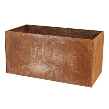 Fallen Fruits Planters & Pots Fallen Fruits Rust Planter Rectangular Low Large
