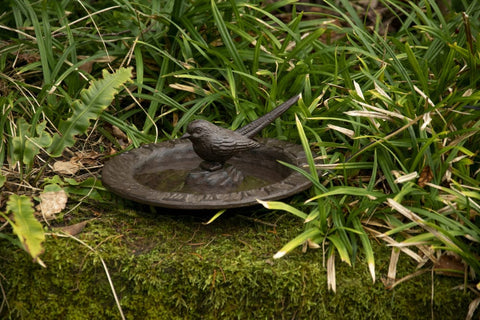 Fallen Fruits Sundial With Bird Bath