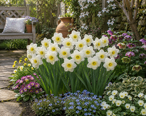 Prins Charming Ice Follies Daffodil Bulbs – 3kg