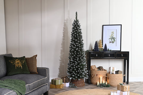 Festive Artificial Trees Festive Alpine Slim Fir Christmas Tree 210cm/7ft