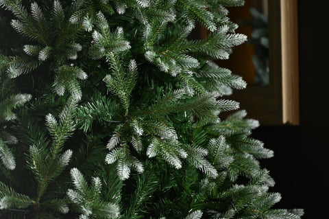 Festive Belvedere Frosted Pine Christmas Tree - 8ft/240cm