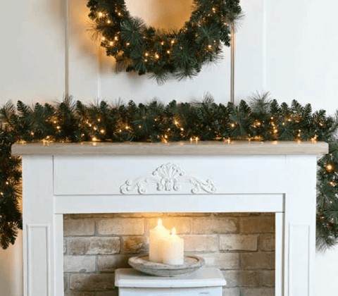 Festive Christmas Lit Decor Festive BO Lit Firefly Garland Warm White