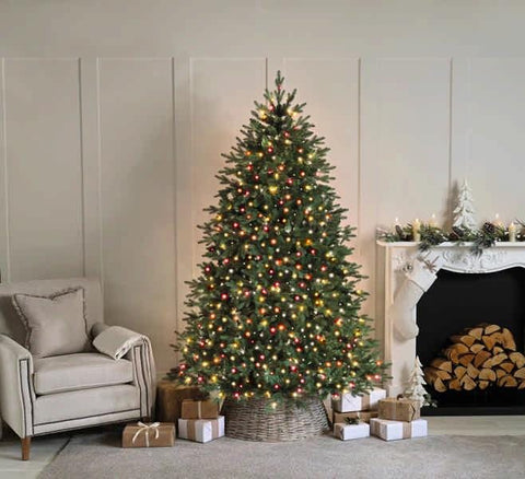 Festive String Lights Christmas Festive Christmas 2000 Compact Lights - Warm White and Red