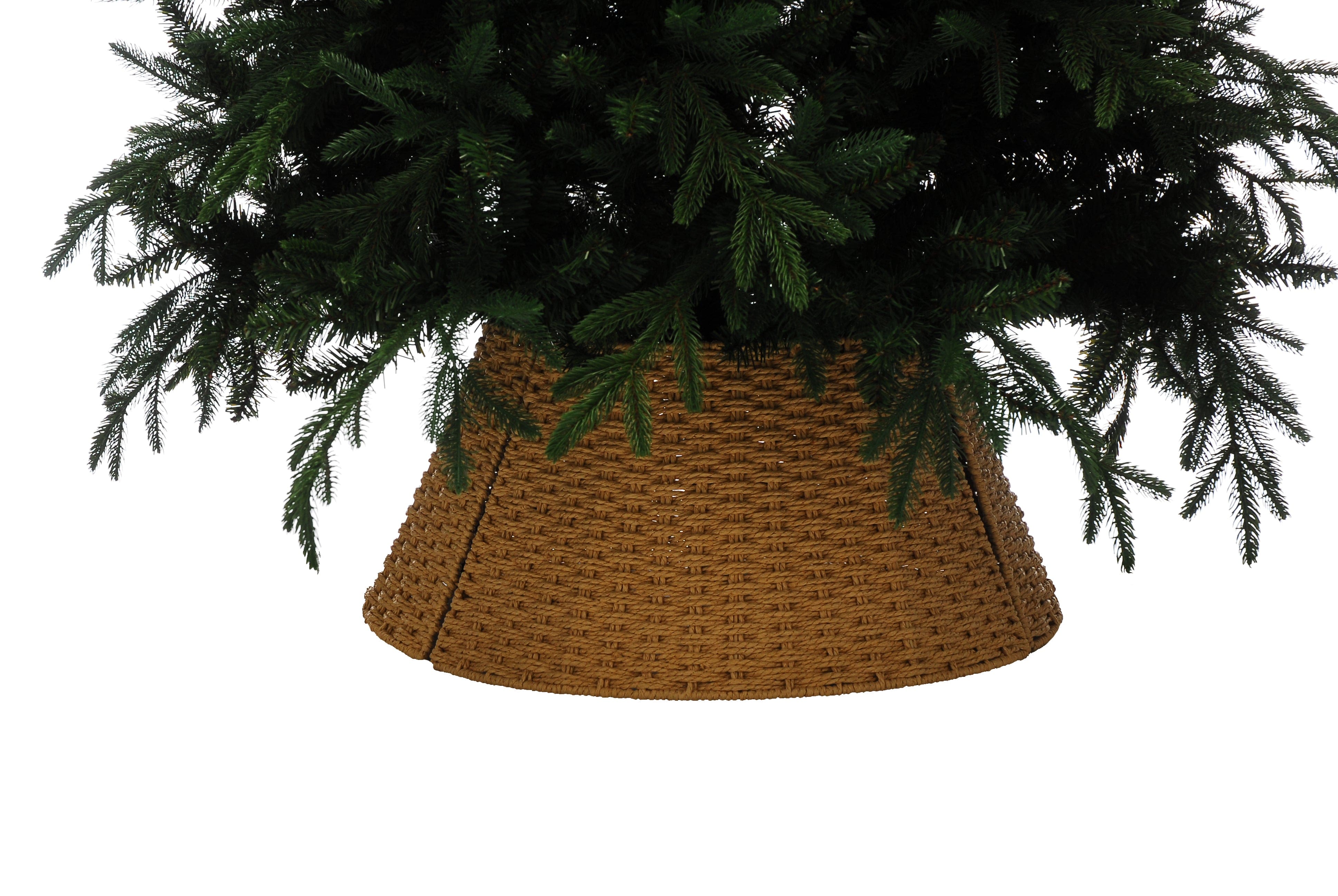 Festive Tree Skirts Festive Christmas 37 x 56cm Paper String 3 Piece Tree Skirt