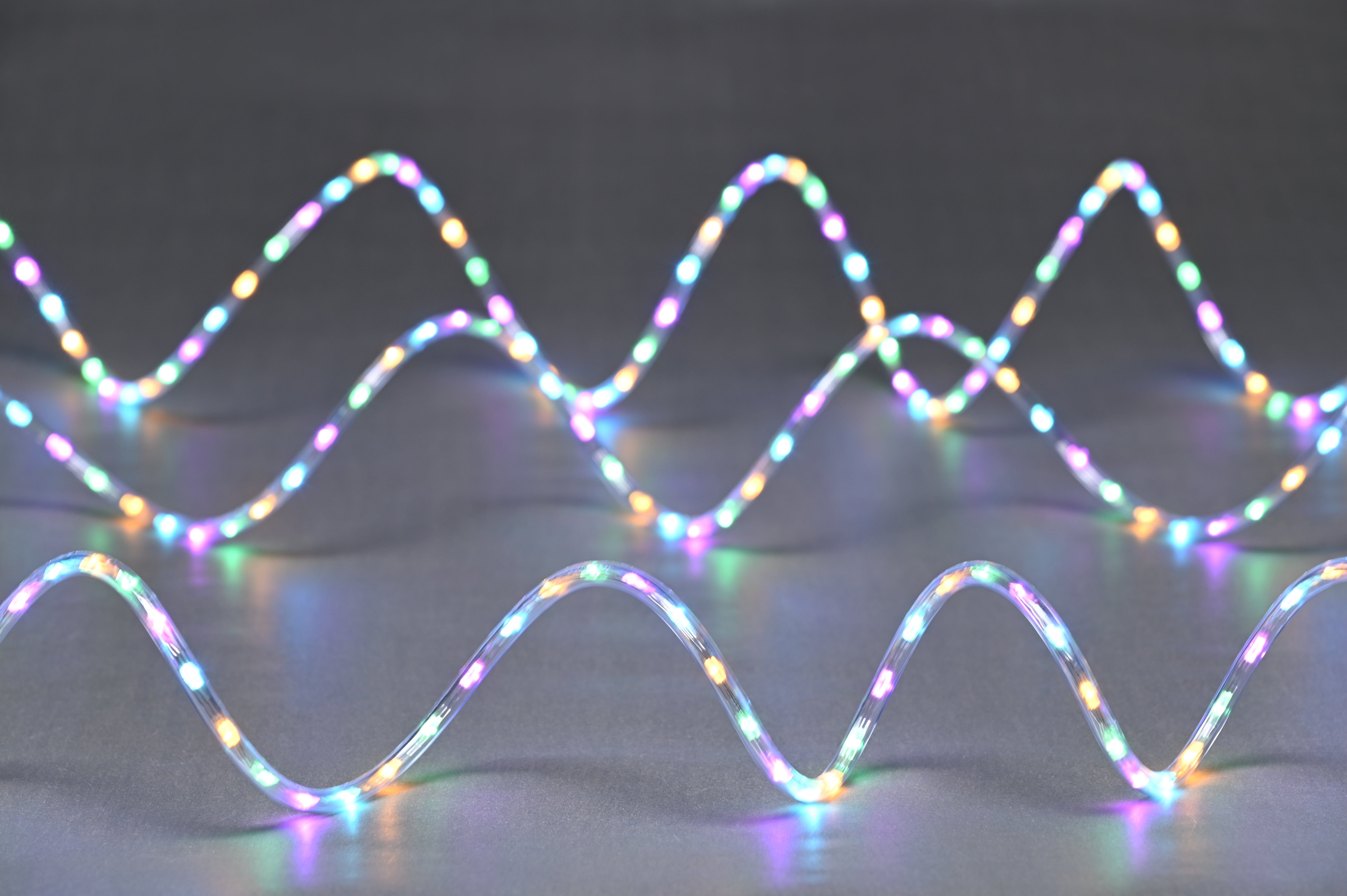 Festive String Lights Christmas Festive Christmas 378 Snowing LED Compact Tube Light - Soft Multicolour