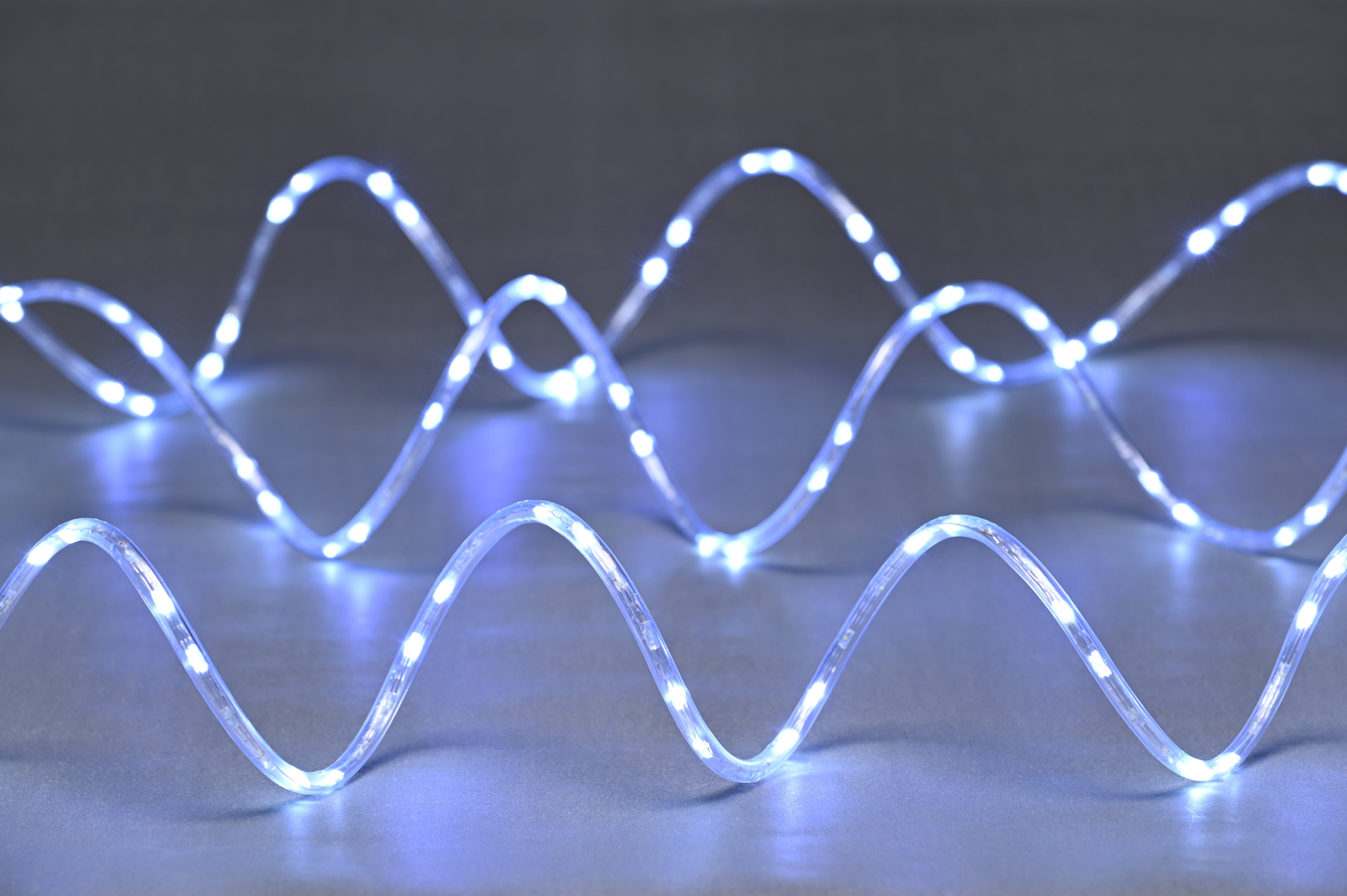 Festive String Lights Christmas Festive Christmas 378 Snowing LED Compact Tube Light - White