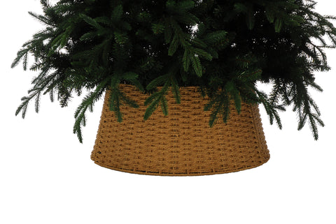 Festive Tree Skirts Festive Christmas 50 x 62cm Paper String 3 Piece Tree Skirt - Large