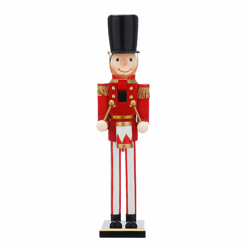 Festive Nutckrackers Festive Christmas Wooden Soldier Drummer Nutcracker Large 50cm