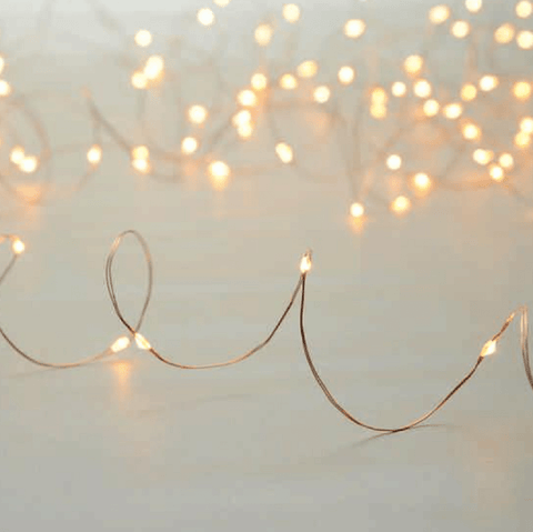 Festive String Lights Festive Dewdrop String Lights Ambar