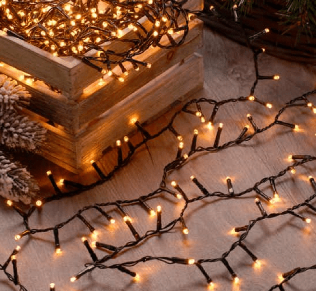 Festive String Lights Festive Firefly String Lights Warm White 1500L