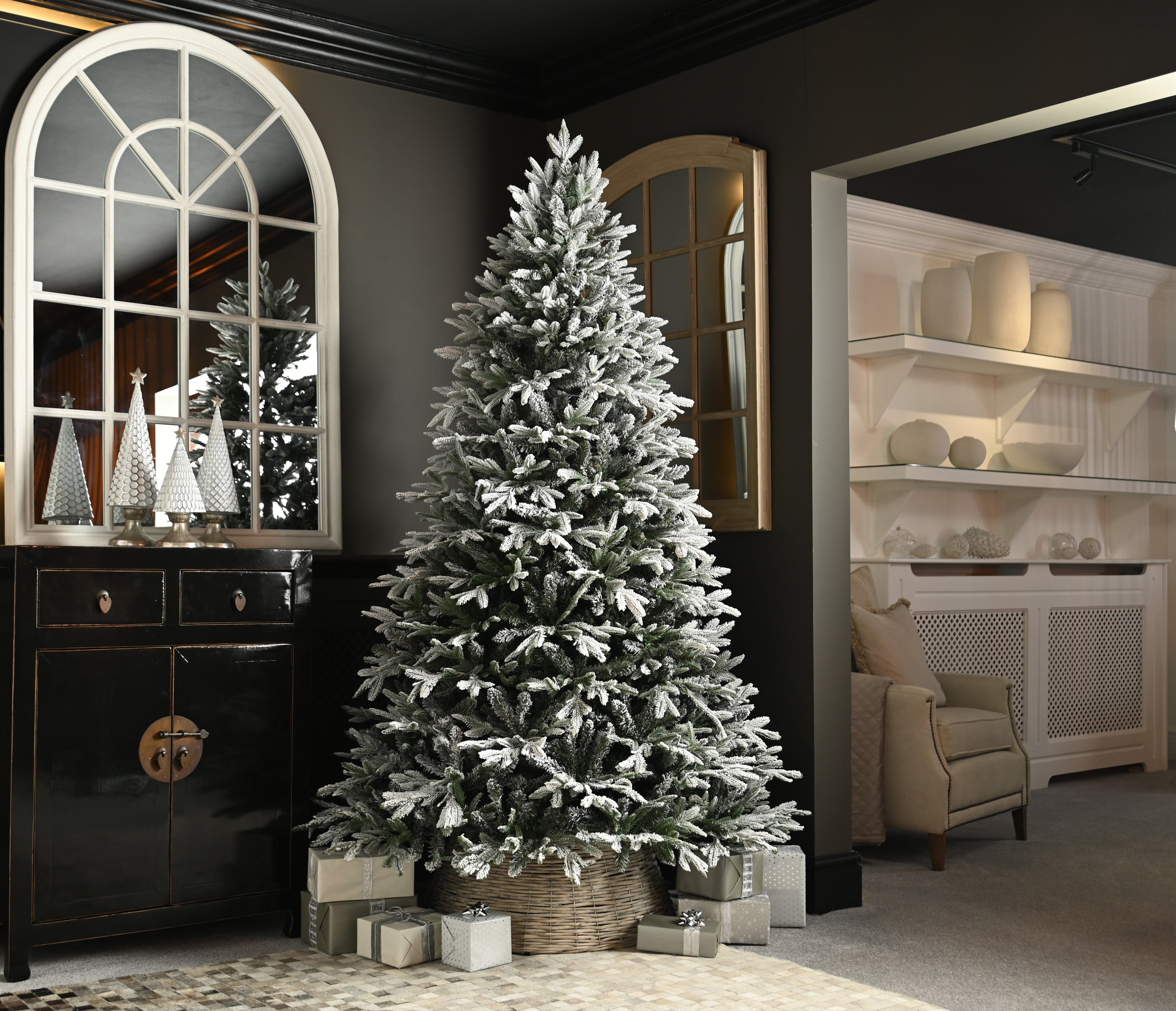 Festive Christmas Trees - Unlit Festive Grays Peak Pine Christmas Tree - 6ft/180cm