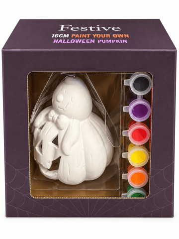 Festive Paint Your Own Festive Halloween Paint Your Own Halloween Pumpkin 16cm