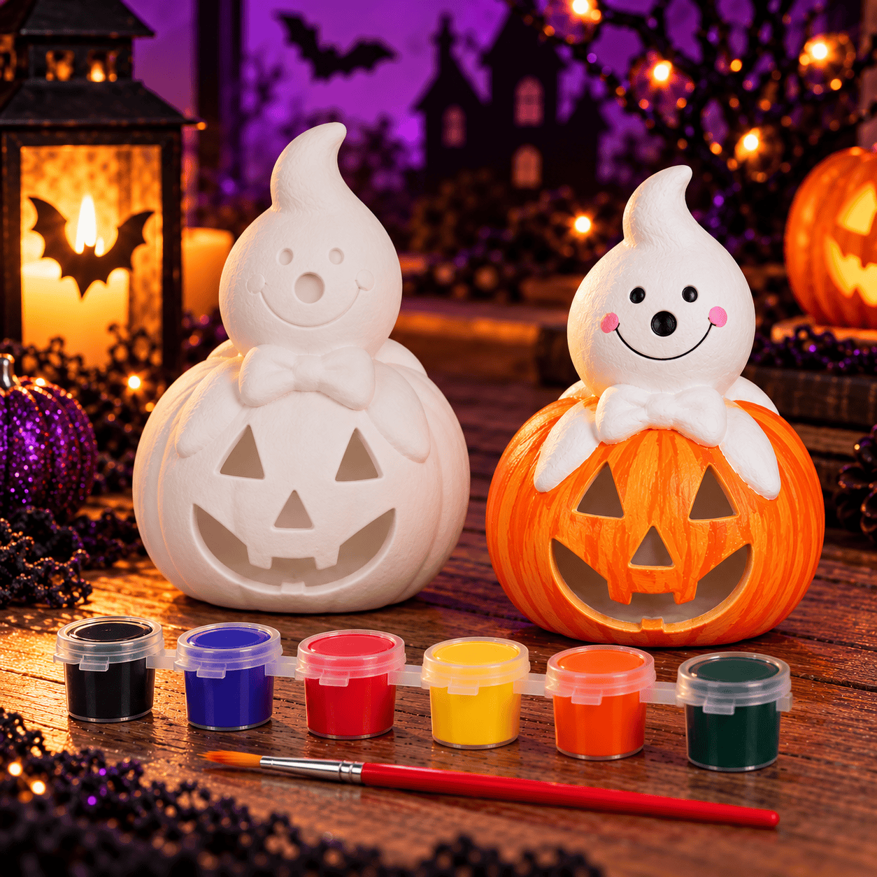 Festive Paint Your Own Festive Halloween Paint Your Own Halloween Pumpkin 16cm