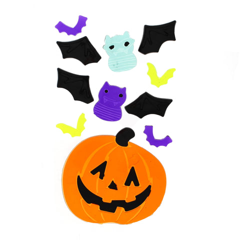 Festive Halloween Window Stickers Festive Halloween Pumpkin Window Sticker ***NO SKU OR SELL PRICE
